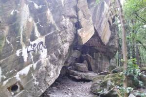 Wanderung Nähe Lanke / Lobetal: Ruine vom Lager Koralle